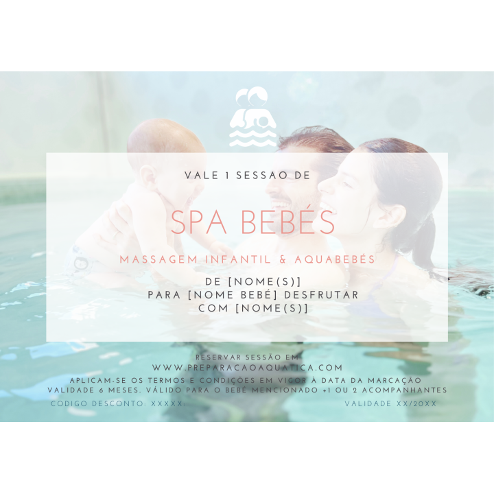 Exemplo de Vale SPA Bebés